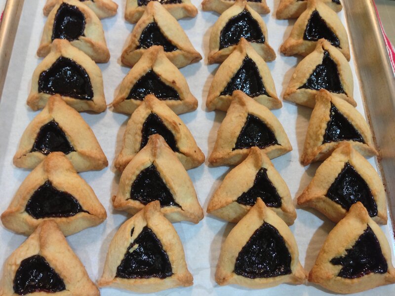 Baked Hamantaschen Pastries