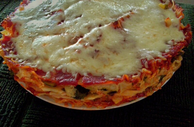 baked lasagna with cheese