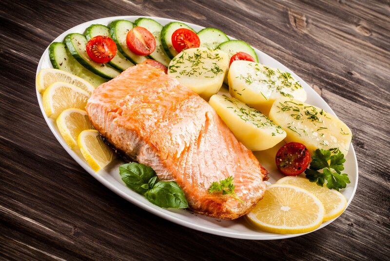 Baked Salmon Fillet