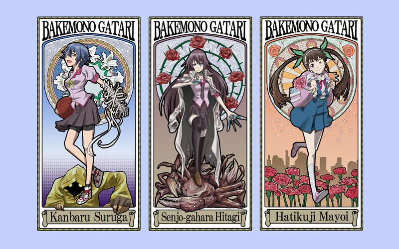 Bakemono Gataris character cards