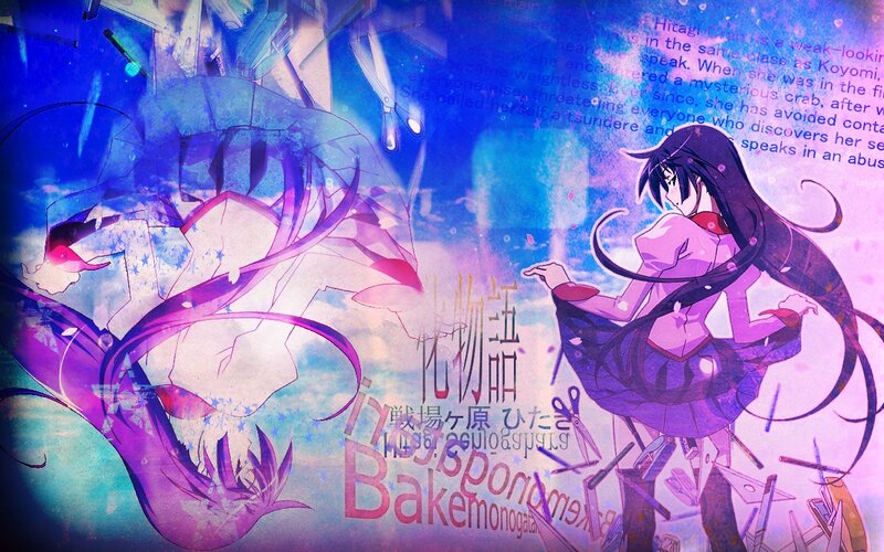 Bakemonogatari anime art
