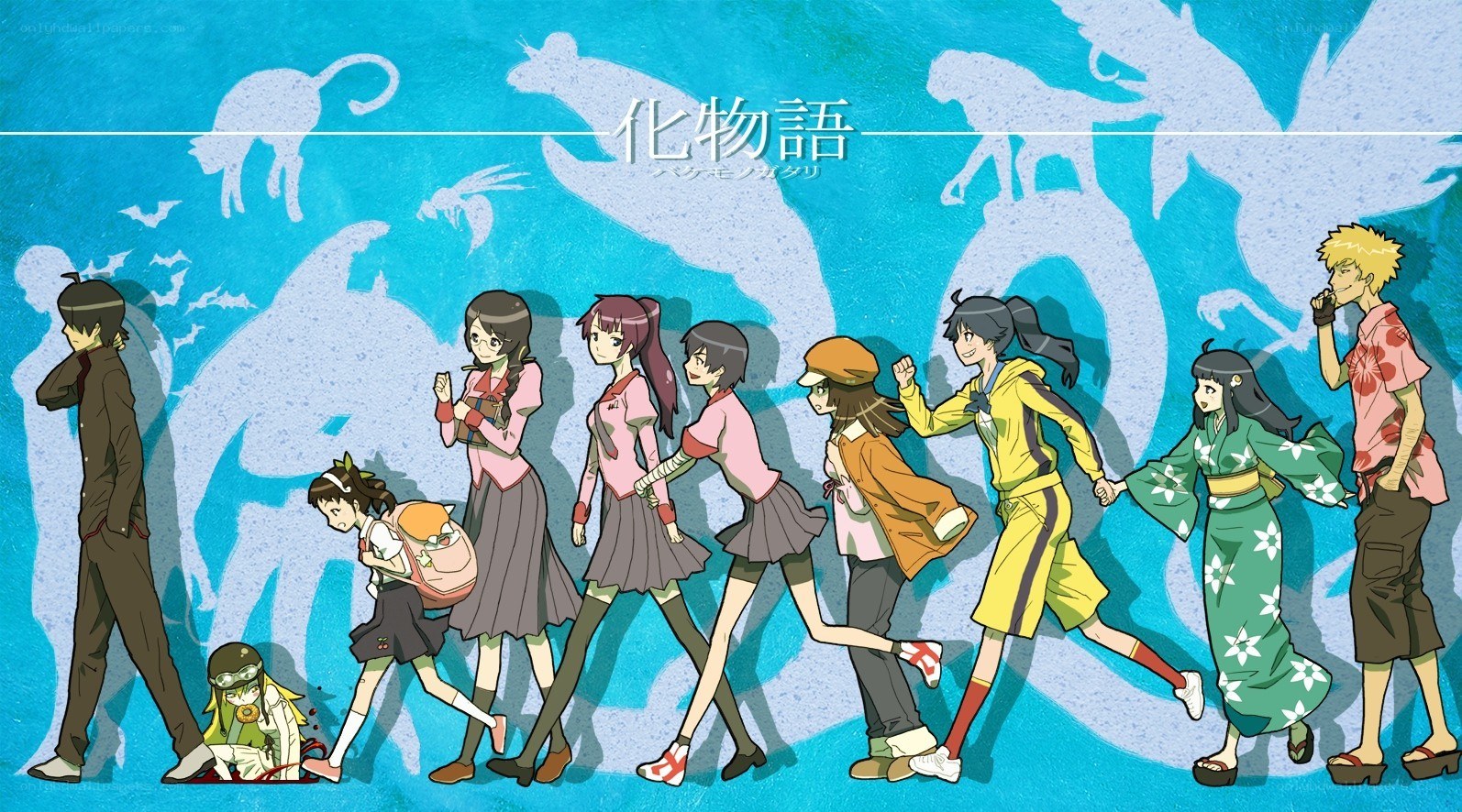 Bakemonogatari characters