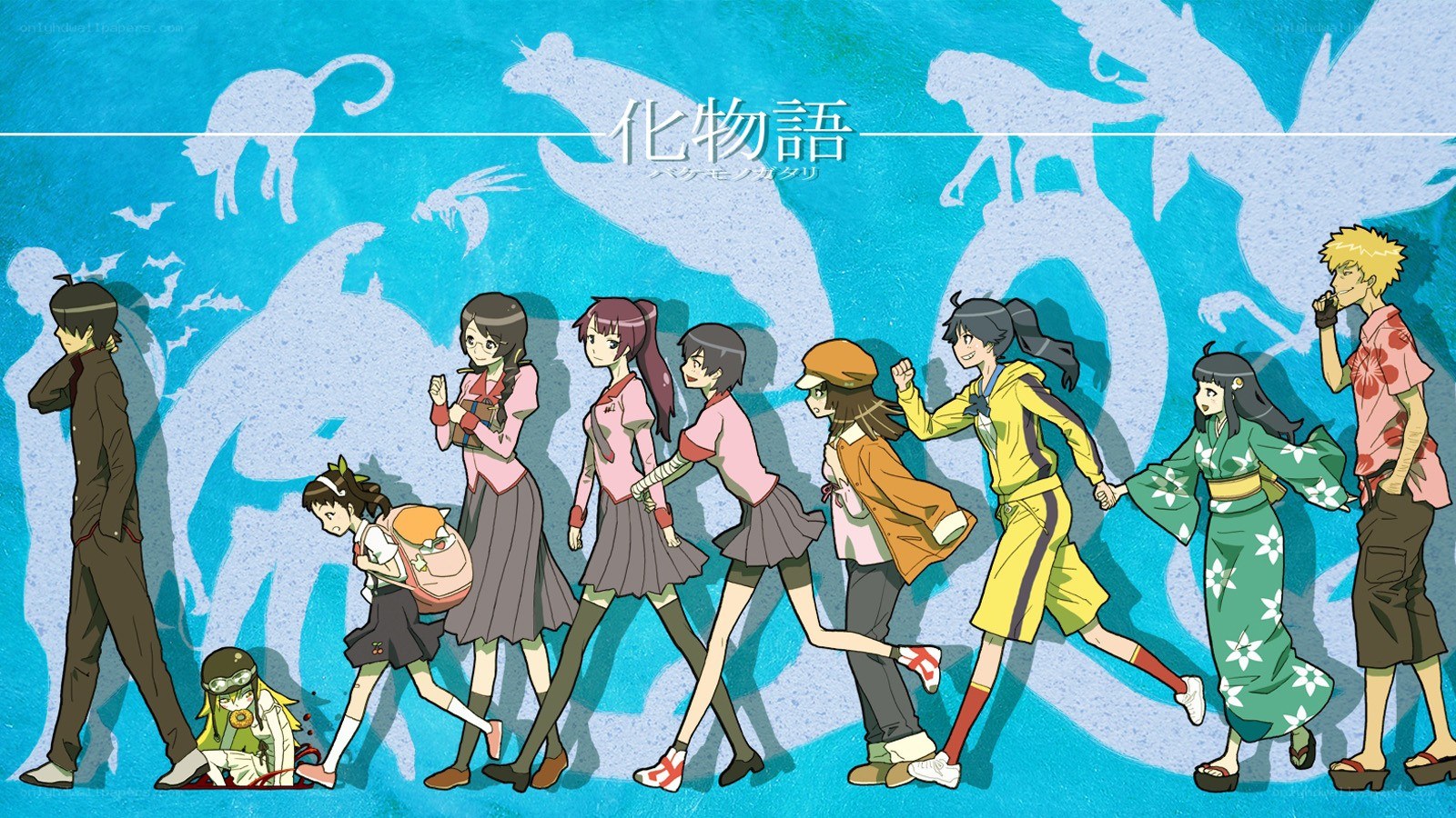 Bakemonogatari characters