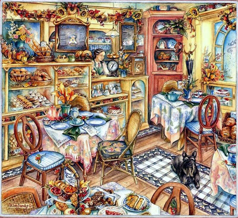 Baker in a Shop