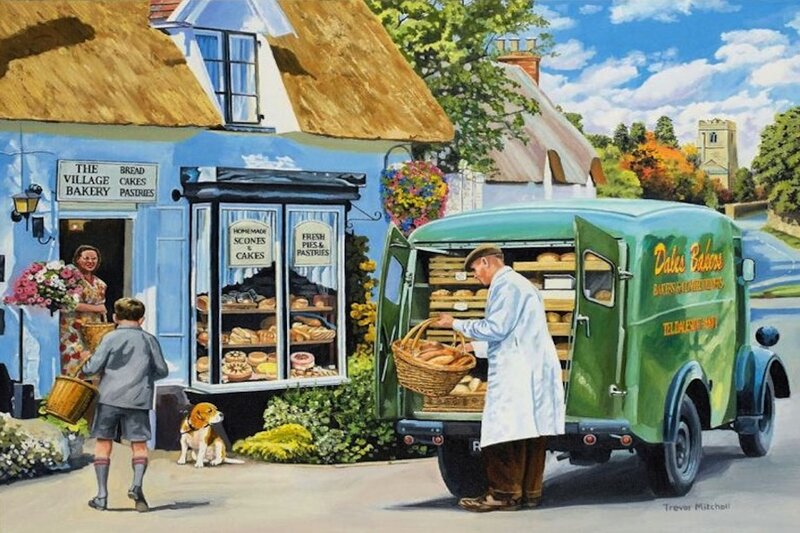 Baker Loading Bread