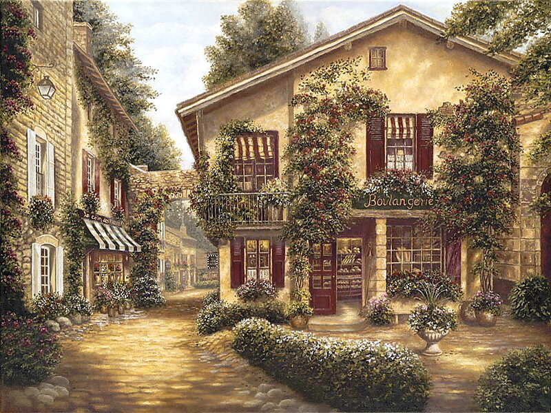 Baker Shop in Village