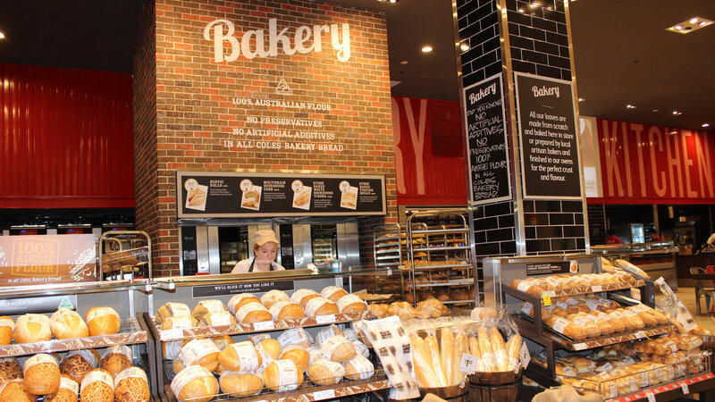 Bakery Display in Store