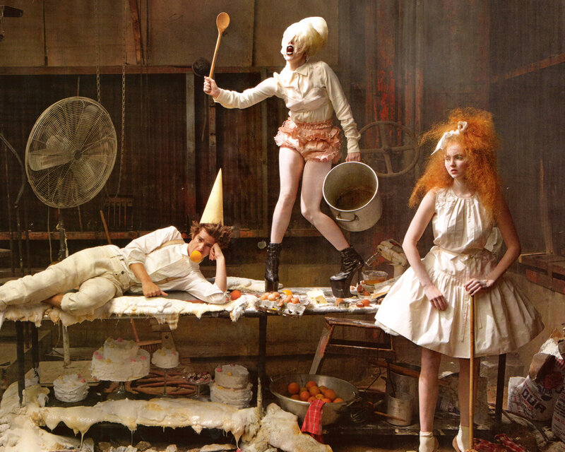 Baking chaos scene