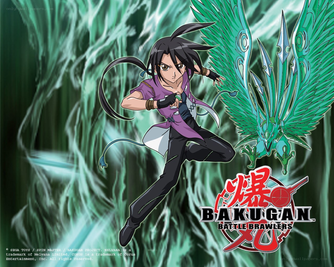 Bakugan Battle Brawlers character art