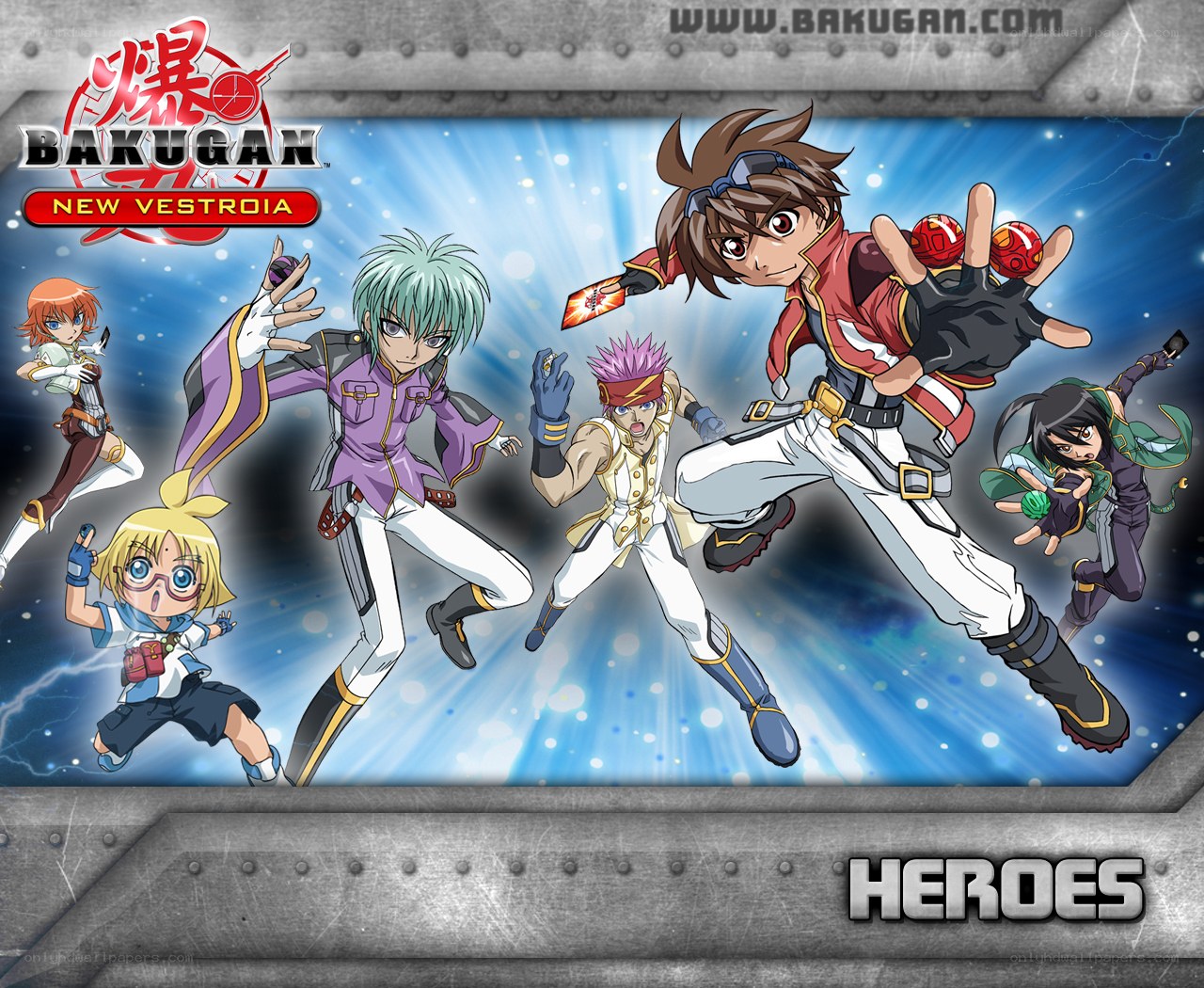 Bakugan New Vestroia heroes