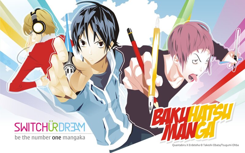 Bakuman manga promotional art