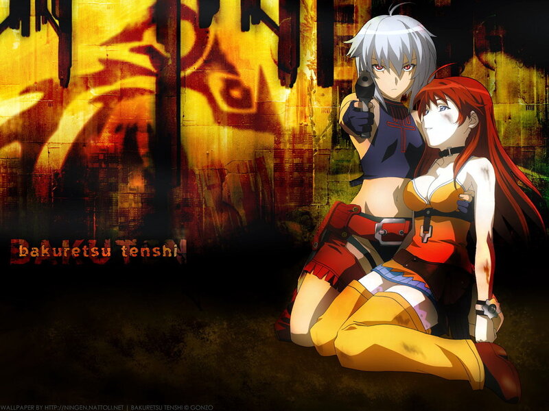 Bakuretsu Tenshi anime scene
