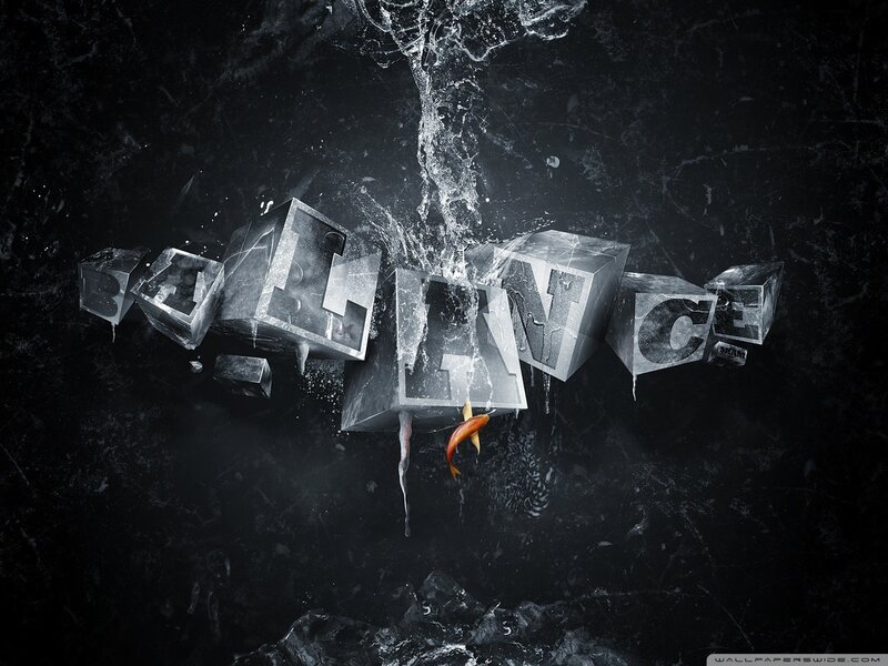 Balance in ice and water