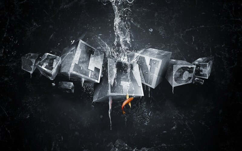 Balance in ice cubes