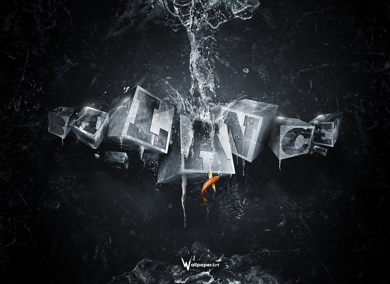 Balance in water and ice