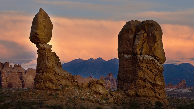 Balanced Rock Formations — Orange