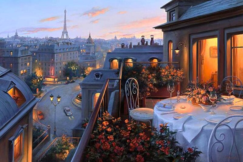 Balcony Dinner View