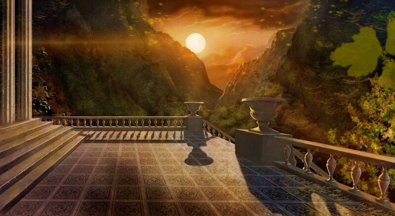 Balcony Overlooking Canyon
