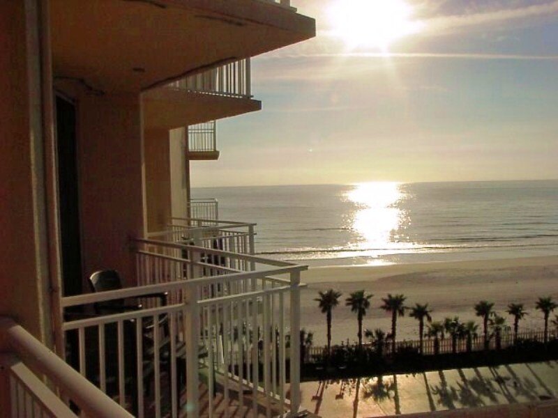 Balcony Overlooking Ocean
