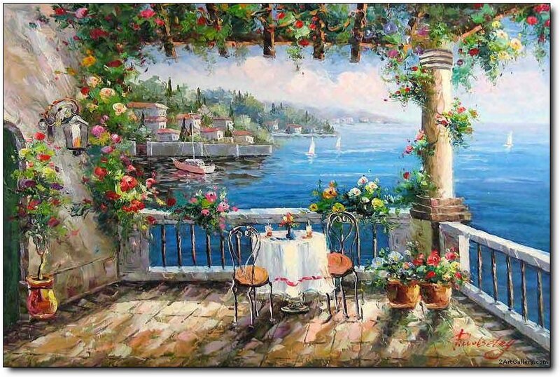 Balcony Overlooking Sea