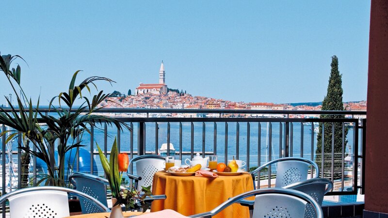 Balcony view of Rovinj
