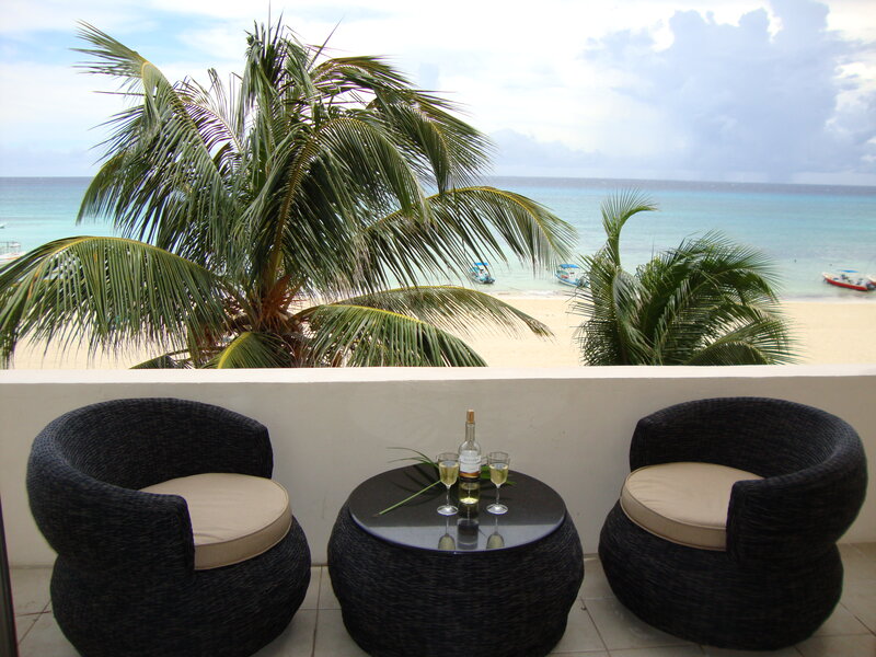 Balcony with Beach View