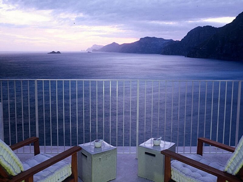 Balcony with ocean view
