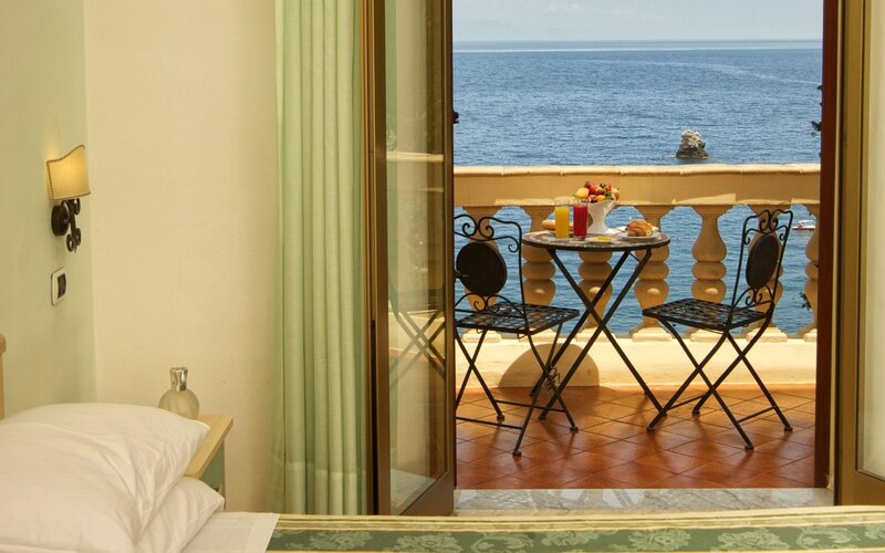 Balcony with Ocean View — Blue