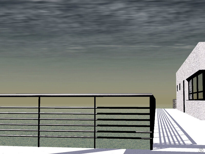 Balcony with Railing
