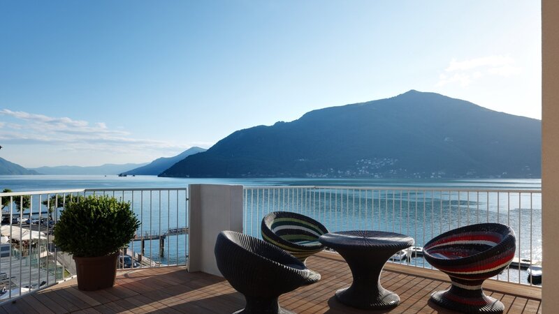 Balcony with sea view