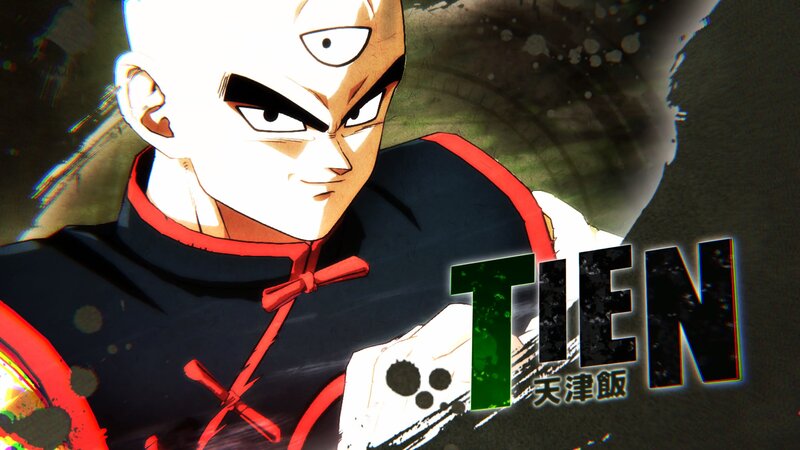 Bald Anime Character — Black, Dramatic, Text