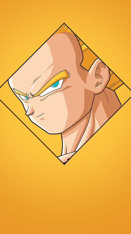 Bald Anime Character — Yellow