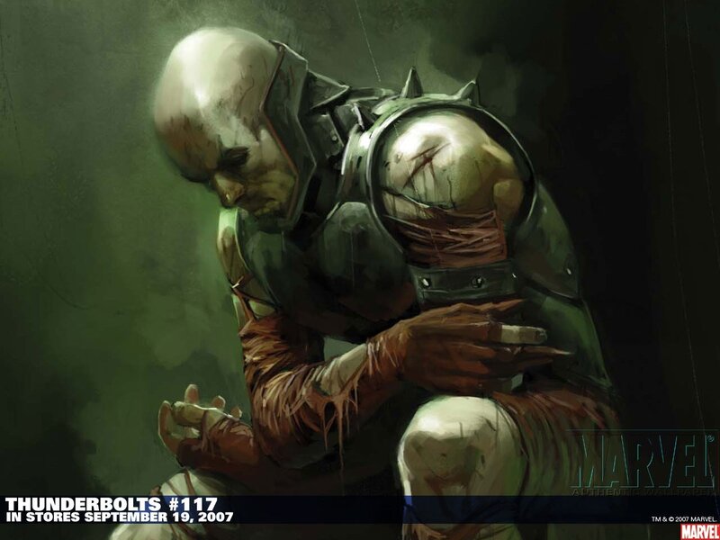 Bald Armored Figure — Green