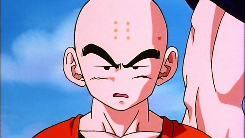Bald Boy in Red Gi