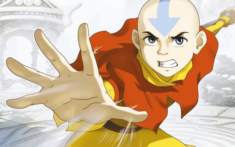 Bald Boy in Red Robe — Determined
