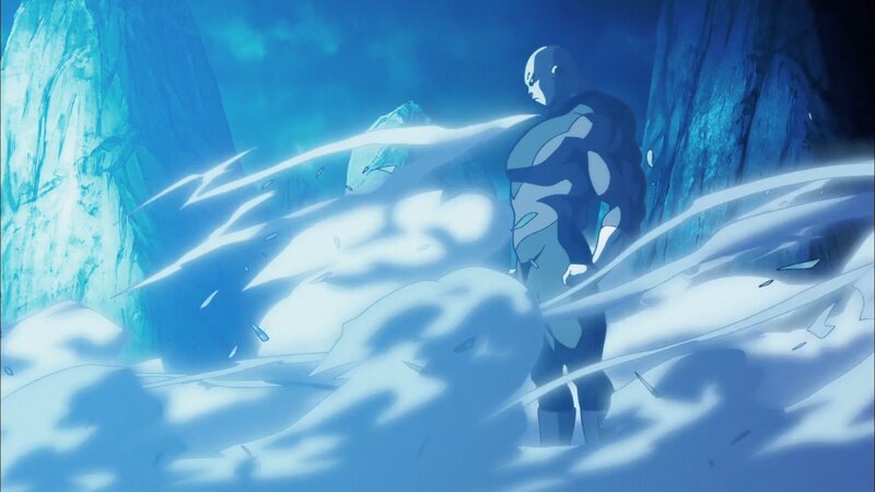 Bald Character in Blue Suit
