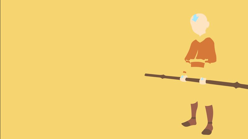Bald Character with Staff