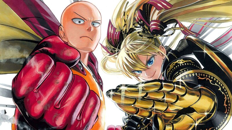 Bald Man and Blonde Woman