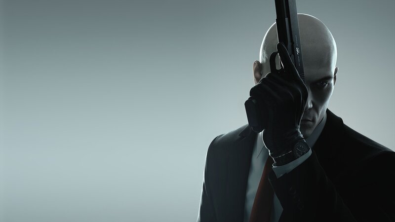 Bald Man Holding Gun — Black, Dramatic, 3d Render