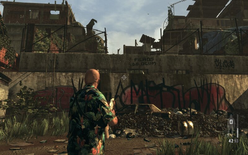 Bald man in a tropical shirt