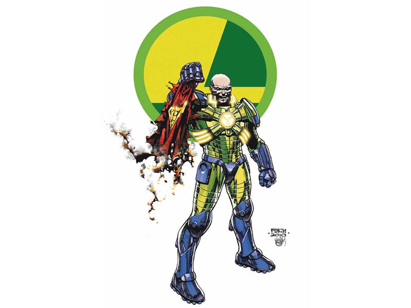 Bald Man in Armor — Green