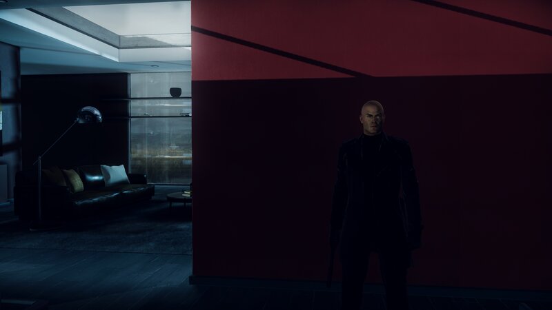 Bald Man in Black Coat