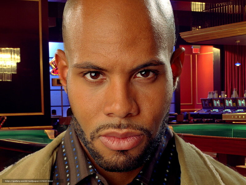 Bald Man in Casino