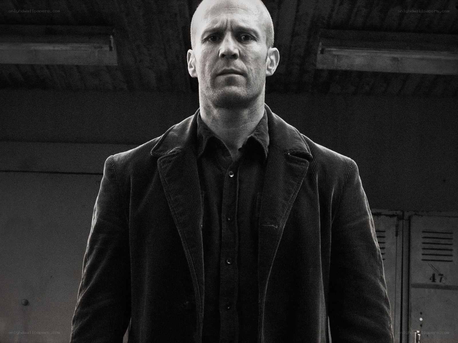 Bald man in corduroy coat