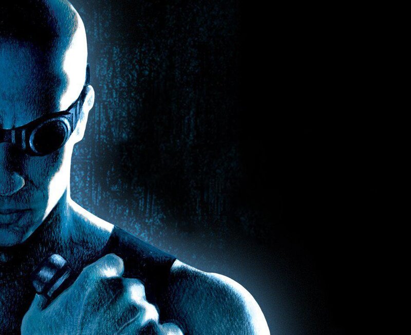 Bald Man in Goggles — Blue