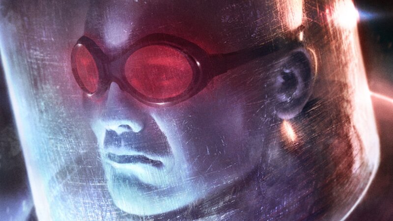 Bald Man in Goggles — Red