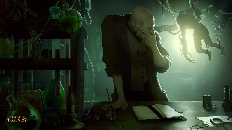 Bald Man in Lab