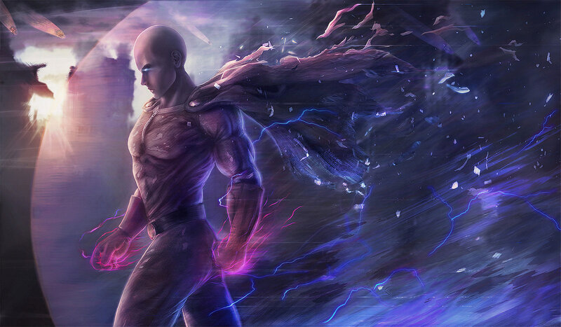 Bald Man in Purple Suit