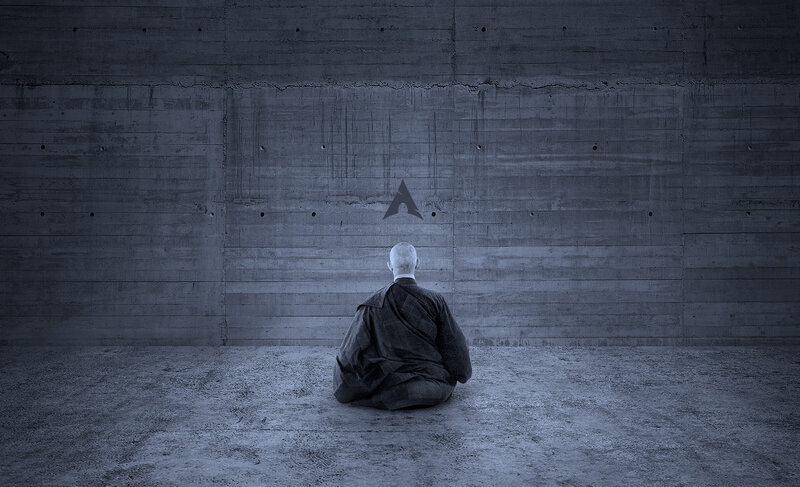 Bald Man in Robe