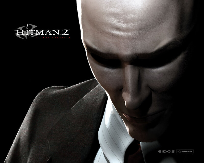 Bald Man in Suit — Black, Dark, Serious